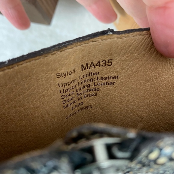 Madewell The Rosie Embossed Snakeskin Leather Ankle Boots 9 -V - Picture 9 of 11